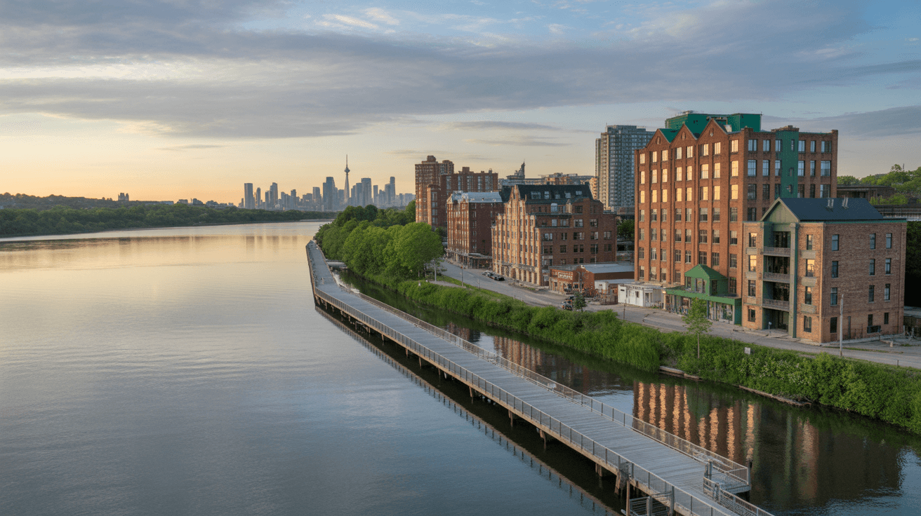 Brookhaven-Amesbury neighborhood in Toronto