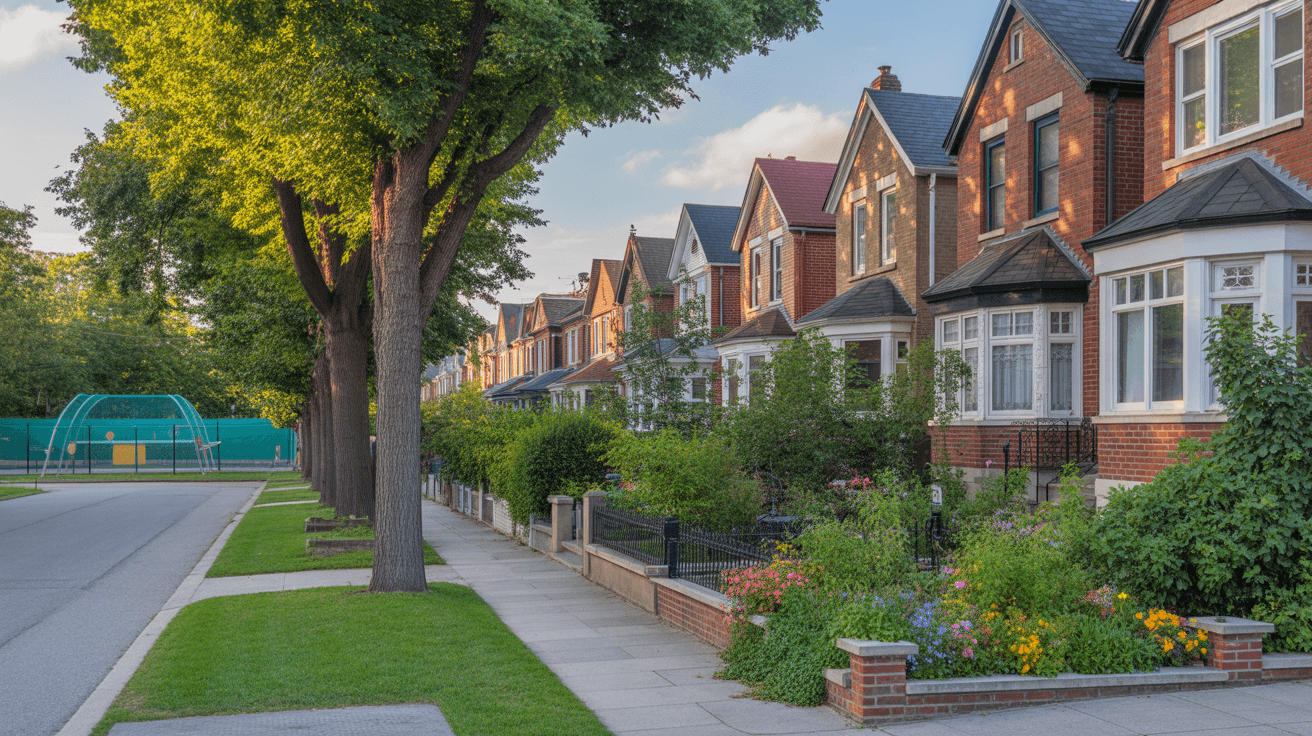 Danforth East York neighborhood in Toronto