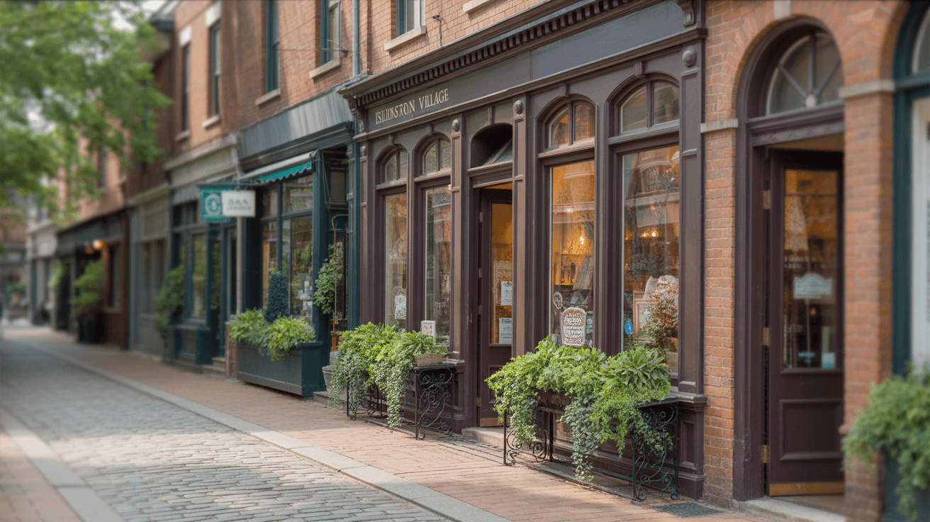 Islington neighborhood in Toronto