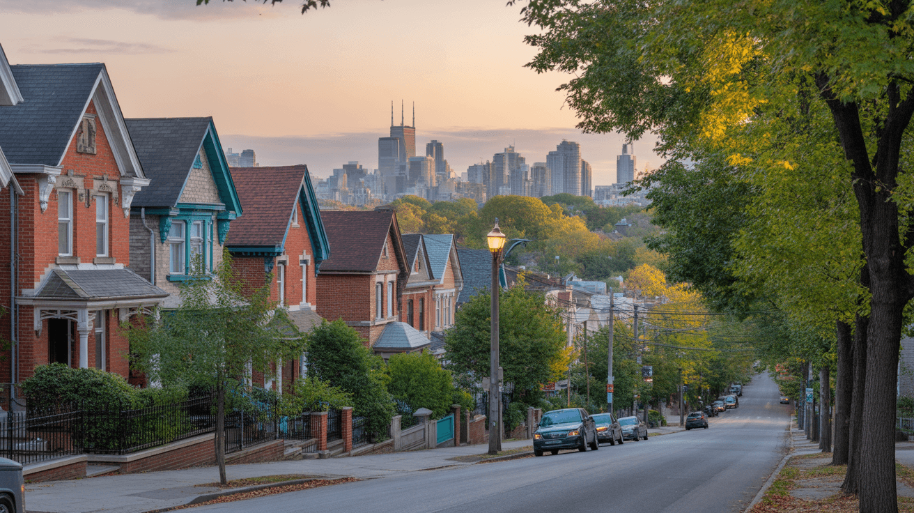 North Riverdale neighborhood in Toronto