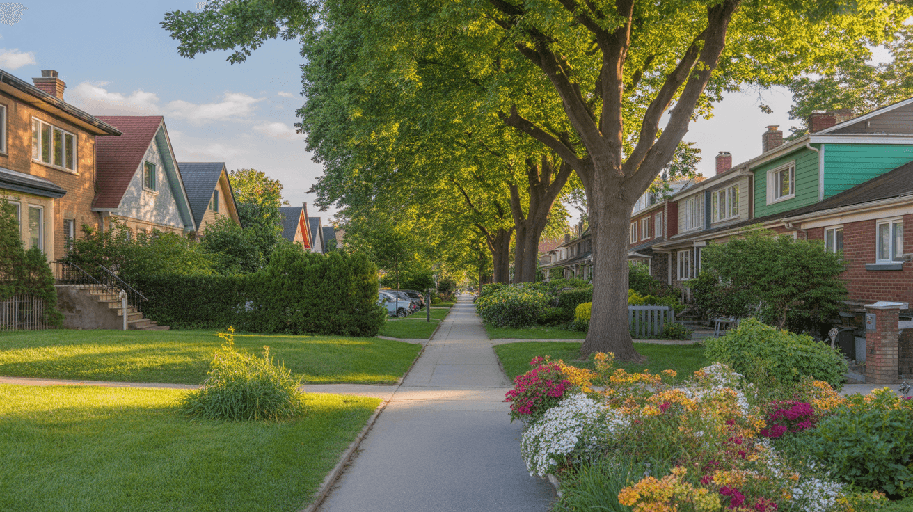 Steeles neighborhood in Toronto