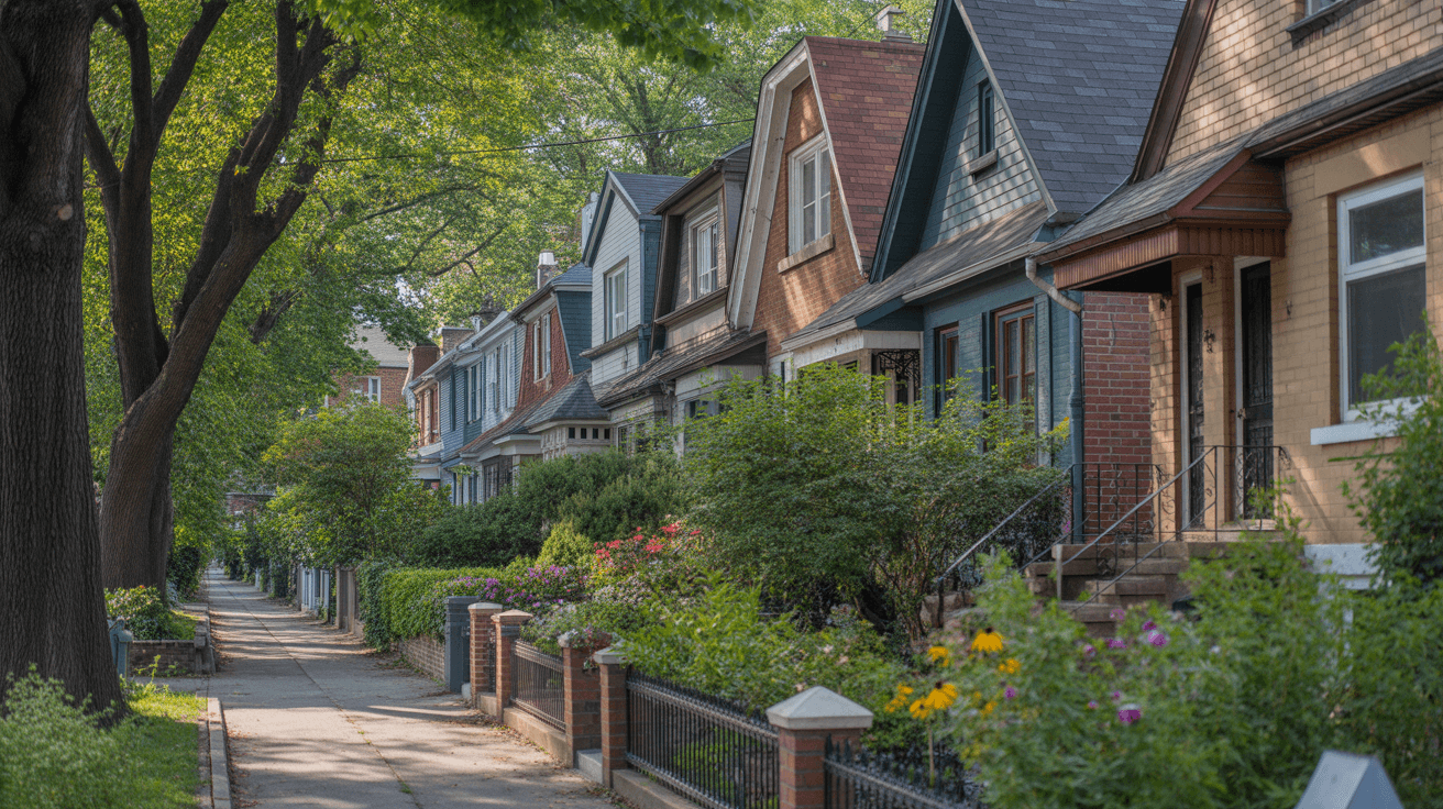 Woodbine-Lumsden neighborhood in Toronto