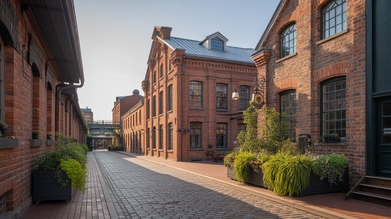 Toronto's vibrant Distillery District